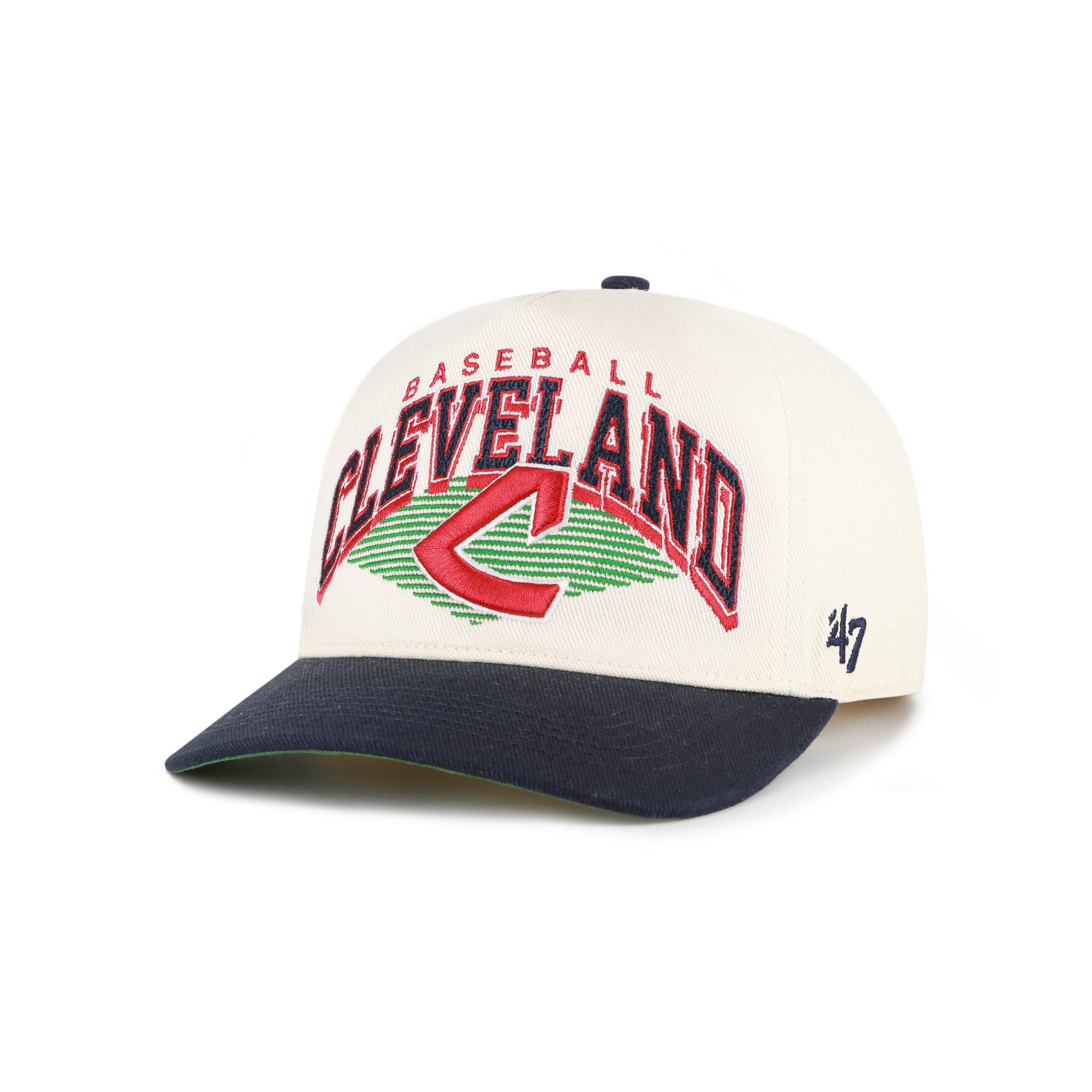 47 Cleveland Guardians Cooperstown Pomona Hitch Snapback Hat - Natural